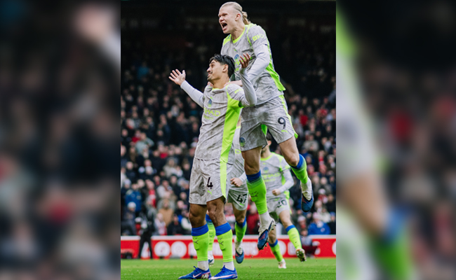 Man City makes it six Premier League wins in a row with 2-1 victory against Nottingham Forest