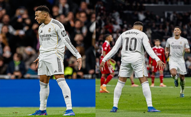 Mbappé equals ''idol'' Ronaldo with his record 59th goal in a year for Real Madrid