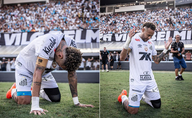 Neymar helps Santos avoid relegation, says he will have knee surgery
