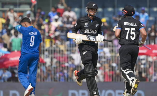 New Zealand beat Afghanistan by five wickets in T20 World Cup