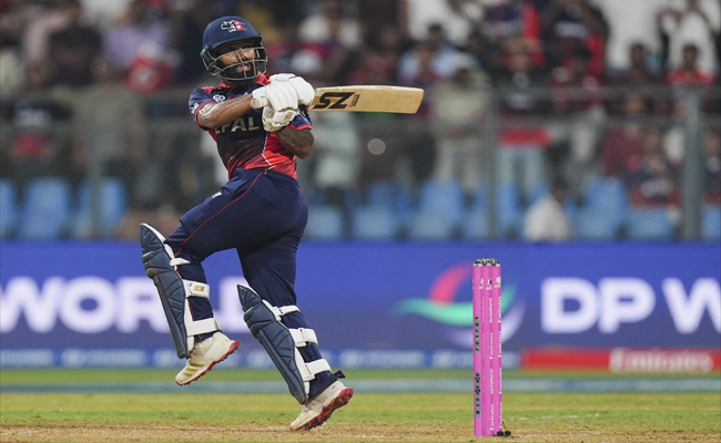 Bhurtel, Airee fire as Nepal snap 12-year winless run in T20WC, beat Scotland by 7 wickets