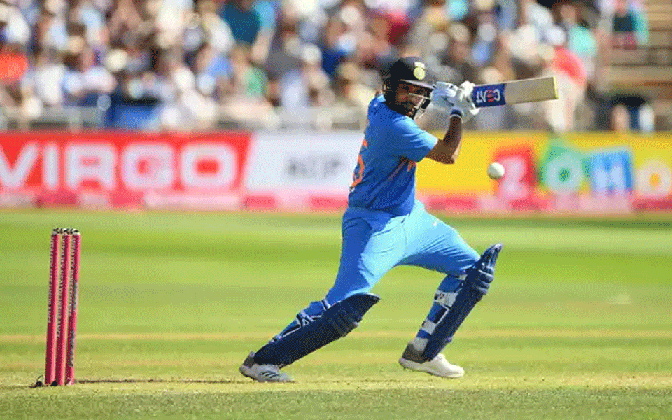 India ride Rohit ton, Pandya four-wicket haul to canter to 7-wicket win