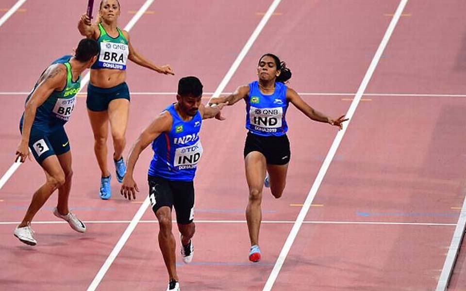Indian mixed 4x400m relay team reaches World Championships final, books
