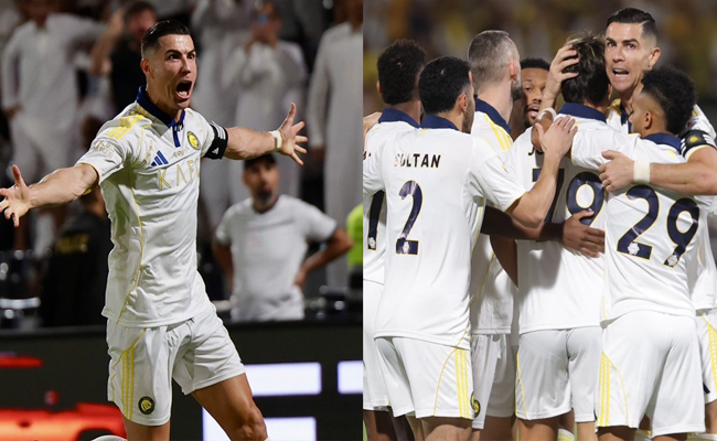 Cristiano Ronaldo scores his 100th Saudi Pro League goal