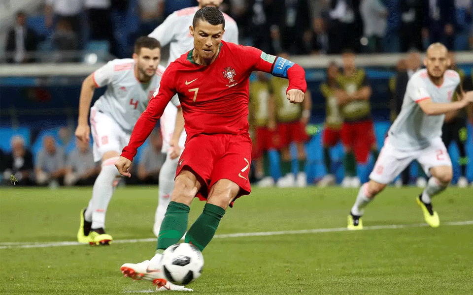 Ronaldo dazzles, Portugal draw 3-3 against impressive Spain