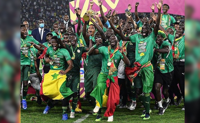 Sadio Mané called his team back for Senegal's win over host Morocco in chaotic Africa Cup final