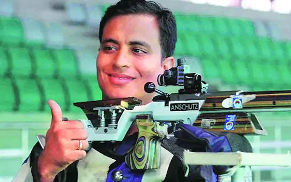 Shooter Rajput bags silver in men's 50m Rifle 3 Positions