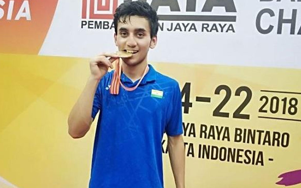 Lakshya grabs gold at Junior Badminton Asiad