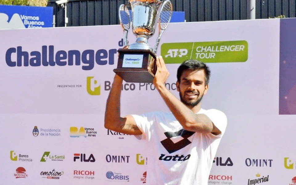 Sumit Nagal wins title at ATP Challenger, achieves career-best ranking of 135