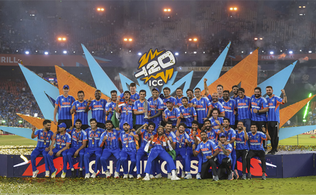 BCCI announces Rs 131 crore cash reward for Suryakumar Yadav's World Champion team