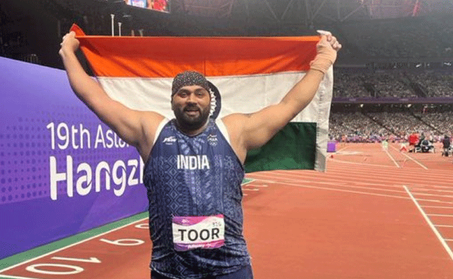 Asian Games: Tajinderpal Singh Toor wins gold medal in Shot Put 