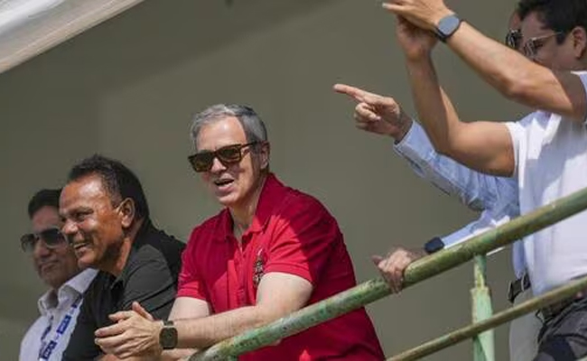 CM Omar Abdullah in Hubballi to cheer for JK team in Ranji Final