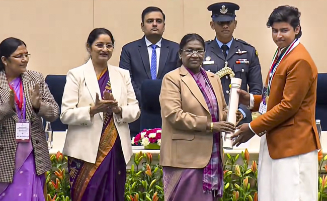 Cricket prodigy Vaibhav Suryavanshi conferred with Rashtriya Bal Puraskar