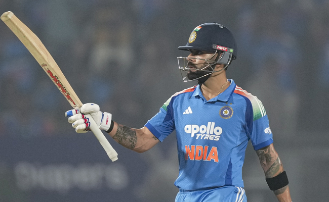 Virat Kohli returns to top of ICC ODI batting rankings after nearly five years
