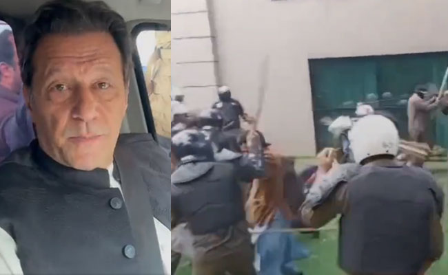 Pak police breach former PM Imran Khan’s residence after he leaves for court hearing in Islamabad
