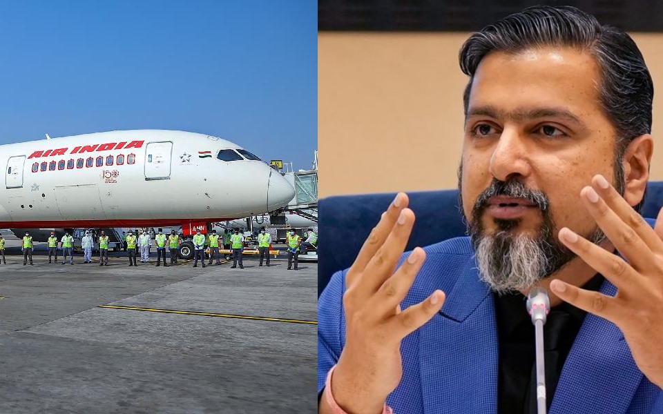 Grammy winner Ricky Kej flags concerns about Air India services