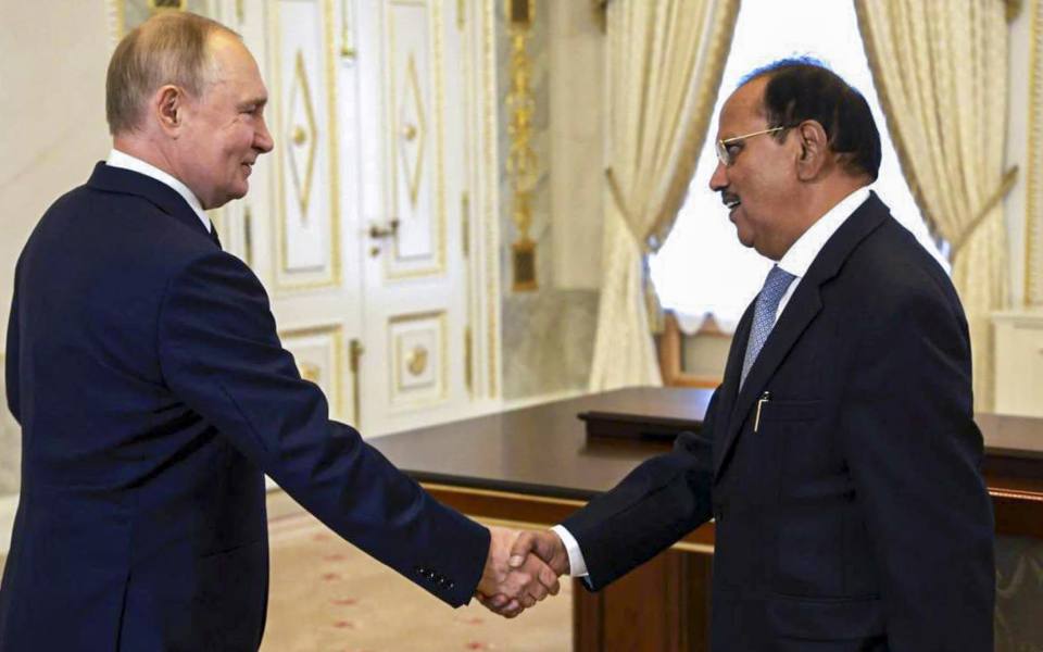 Ajit Doval briefs Putin on Modi's Kyiv visit