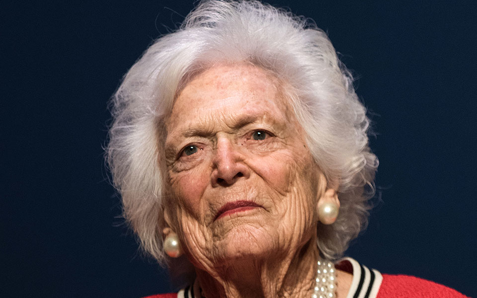 Ex-US First Lady Barbara Bush dead