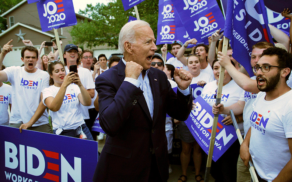 Joe Biden says he'd close country if experts said to