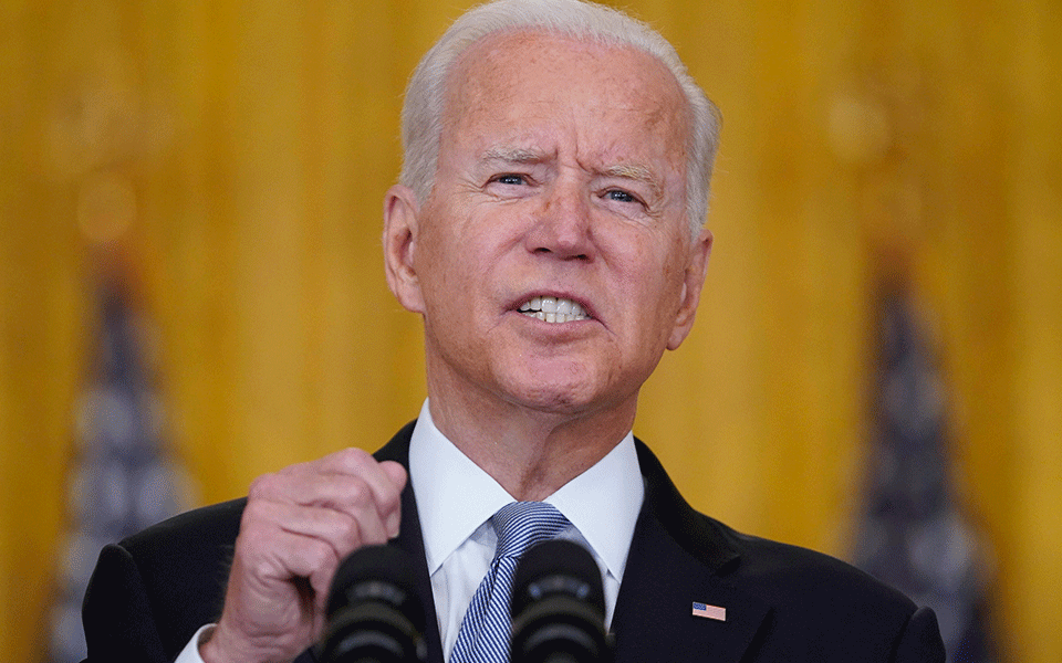 US President Biden says he stands 'squarely' behind his decision to withdraw troops from Afghanistan