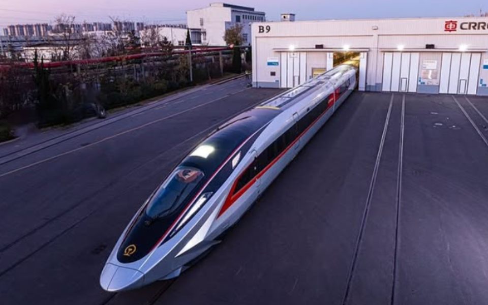 China unveils world's fastest high-speed train prototype, to travel at 450 kmph