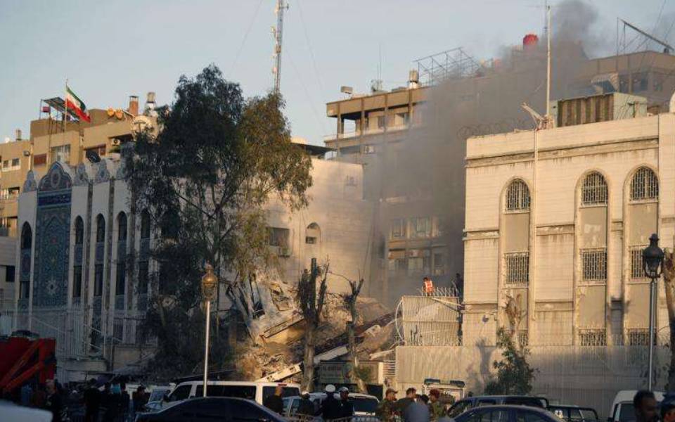 Syria says an Israeli airstrike has destroyed Iran's consulate building in Damascus, with deaths