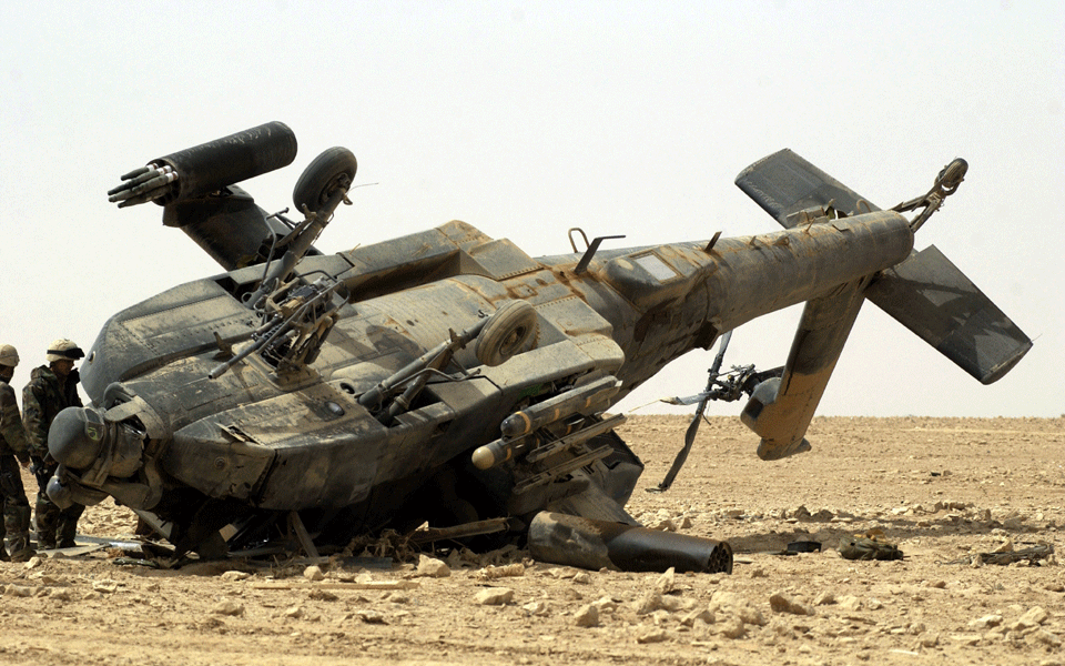 US military helicopter crashes in Iraq