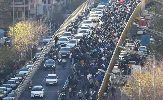 Iran hit by nationwide internet blackout as economic protests intensify