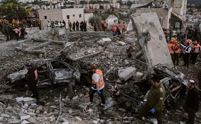 Nine killed, around 20 injured in Iran’s latest missile strike on Israel