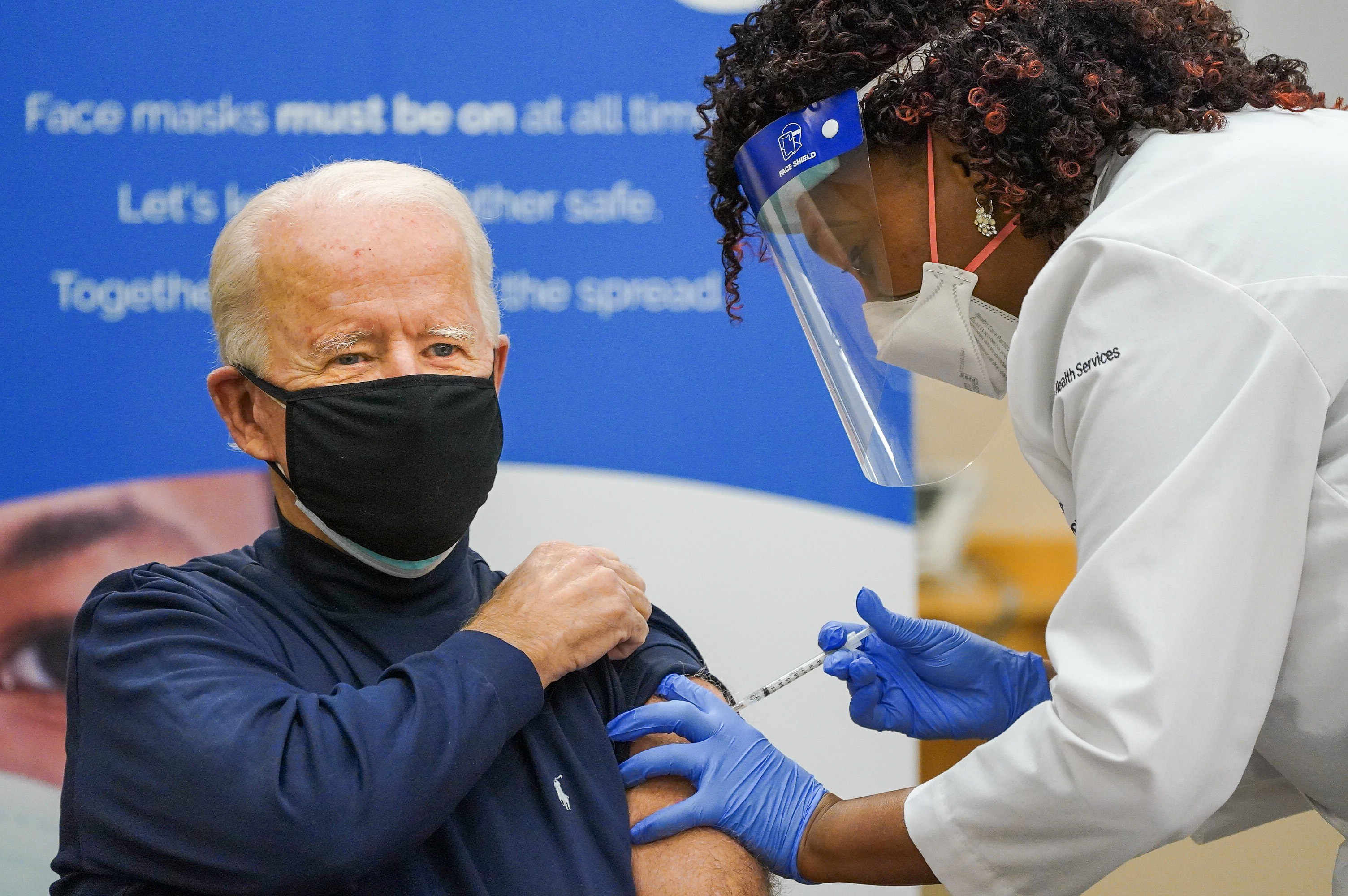 President-elect Joe Biden receives COVID-19 vaccine