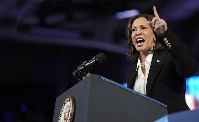 Harris distances herself from Biden's 'garbage' comment about Trump supporters