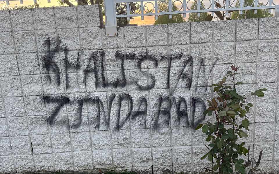 Gurudwara vandalised in Canada's Vancouver