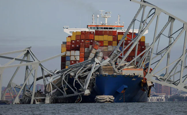 US investigators recover data recorder of crashed cargo ship manned by Indian crew