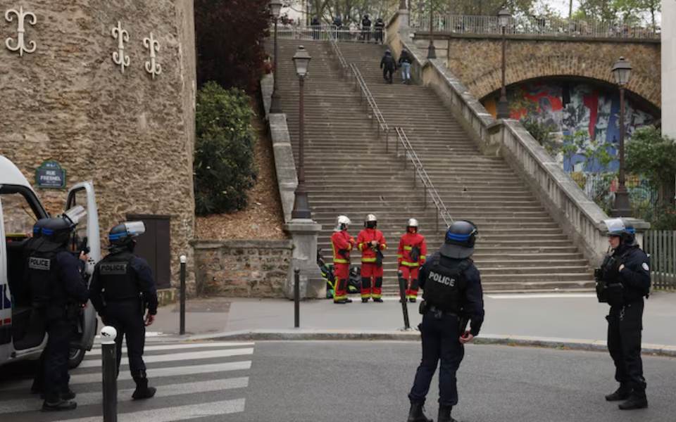 Police in Paris detain a man at Iran's Consulate after reports he was armed but find no weapons