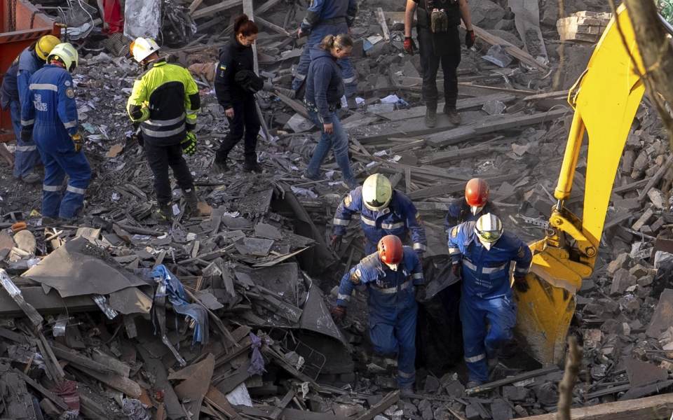Russian strike on Kyiv kills 9 in biggest attack on Ukrainian capital since last summer