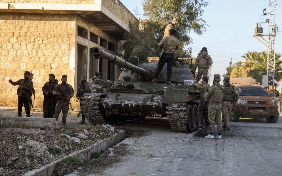 Syrian insurgents capture central city of Hama in another blow to Syrian president