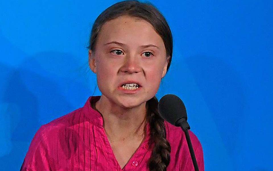 16-yr-old Greta Thunberg to world leaders:'How dare you? you have stolen my dreams and my childhood'