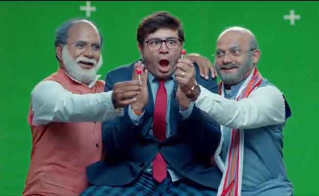 Congress ad takes aim at 'godi media' with spoof on Arnab Goswami