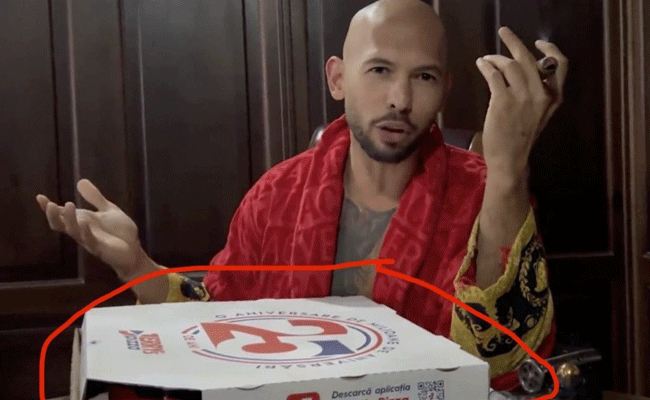 Pizza prove costly for influencer Andrew Tate as cops detain him after getting clues from pizza box