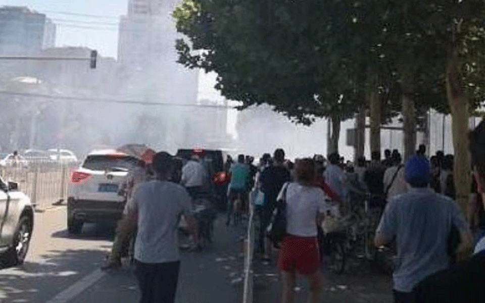 Explosion outside near US Embassy in Beijing