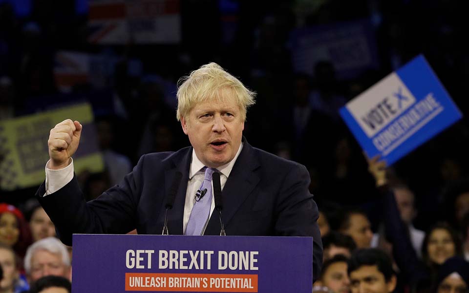 Boris Johnson on course for huge win in UK's Brexit election: Exit poll