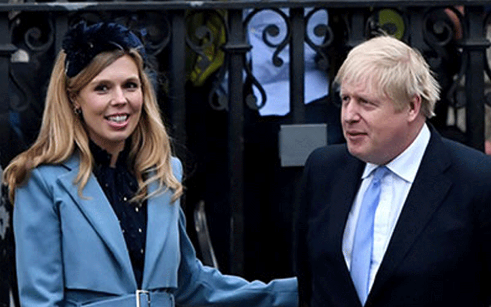 Reports: UK PM Boris Johnson, fiancee Carrie Symonds wed in London