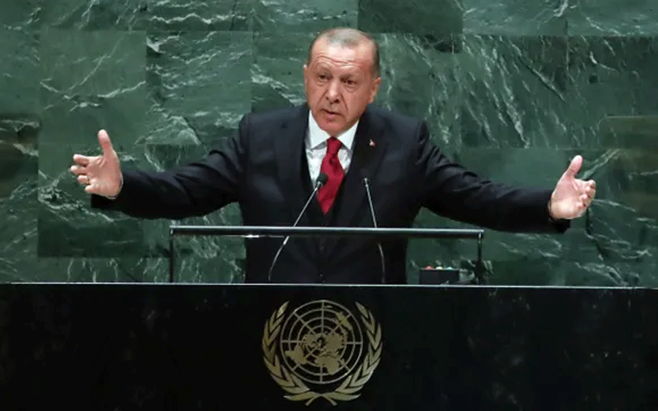 Resolve Kashmir issue through dialogue and not through collision: Erdogan