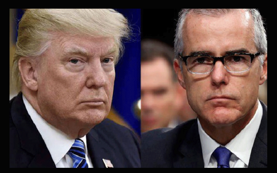 Firing continues: Ex-FBI deputy chief McCabe fired jsut before two days of retirement