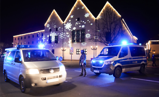 At least 2 dead and 60 hurt after car drives into German Christmas market in suspected attack