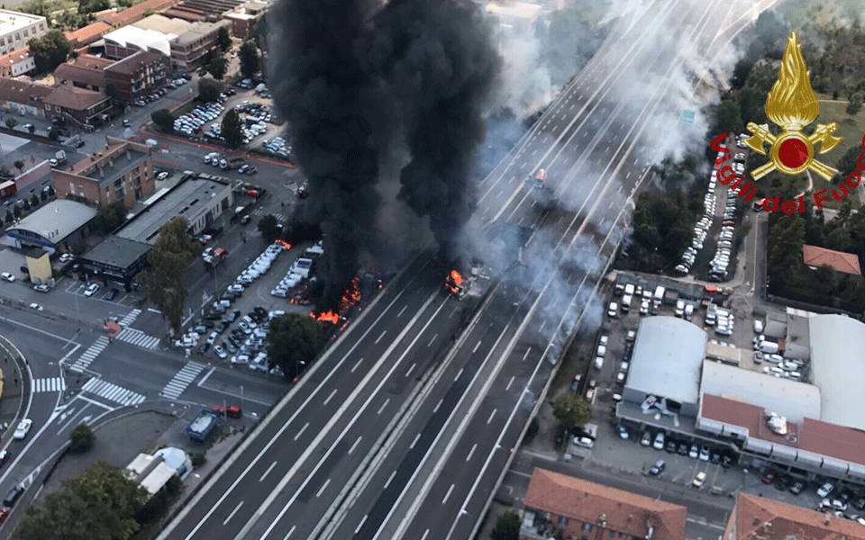 2 Killed, At least 67 injured in tanker explosion in Italy