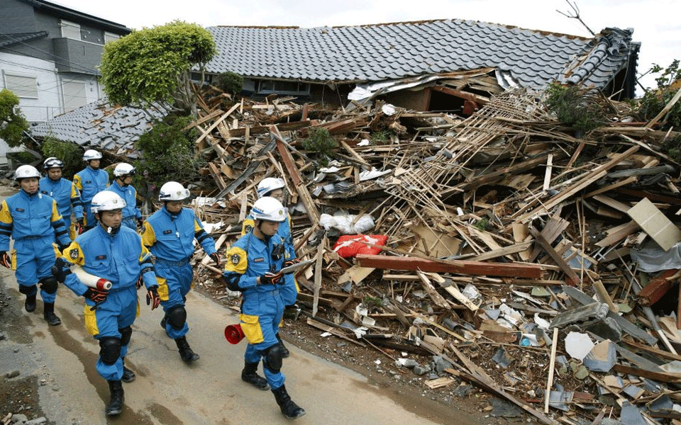 Rescue efforts in Japan following heavy rains, floods