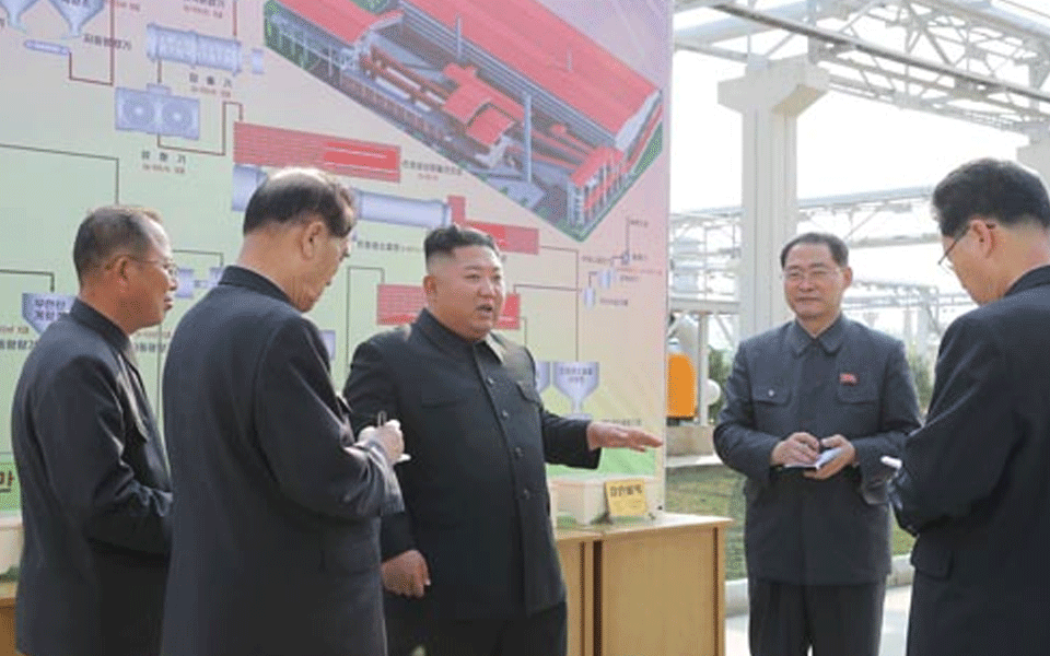North Korea releases pictures of Kim appearance