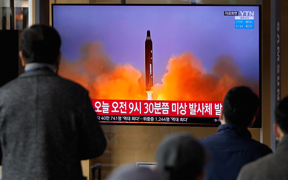 North Korea sends missile soaring over Japan in escalation