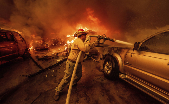 Hollywood Hills fire breaks out as deadly wildfires burn out of control across Los Angeles area